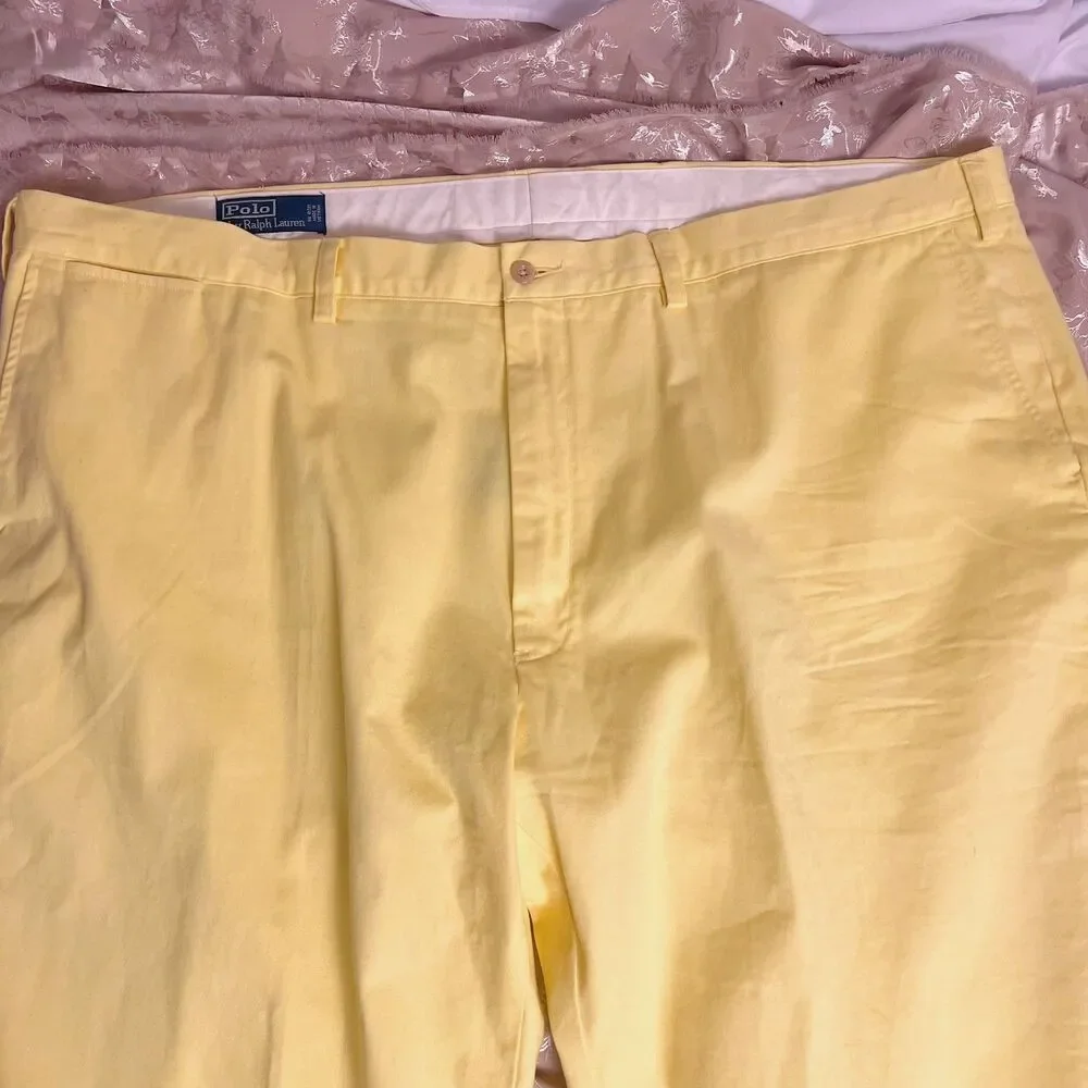 Polo Ralph Lauren Light Yellow Chinos Men's Size 50B-30 50 x 30